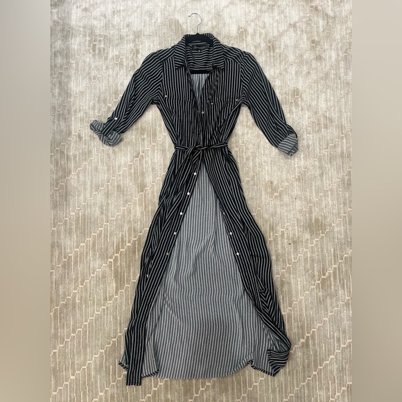 Dynamite Striped Maxi Button Up - Picture 5 of 9